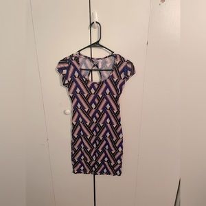 Multicolor Short Dress